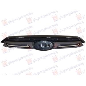 PVC MASKA (GORNJI DEO) CRNA/SIVA (HROM LAJSNE) SUBARU FORESTER (2022-2024) (OEM: 91121-SJ410, 91121SJ410)