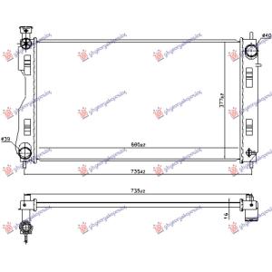 HLADNJAK MOTORA 2.0 BENZIN/HIBRID (660x377) SUBARU XV (2017-2021) (OEM: 45111FL001)