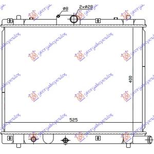 HLADNJAK MOTORA 1.3 DDiS (40 x54.4x27) SUZUKI SWIFT H/B (2011-2014) (OEM: 17700-68L50, 1770068L50)