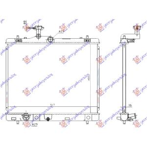 HLADNJAK MOTORA 1.2- 1.4- 1.6 BENZIN 40 x54 MANUELNI JAPAN SUZUKI SWIFT H/B (2011-2014) (OEM: 1770071L00, 1770071L20)