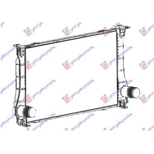 HLADNJAK INTERKULER 1.6 D4D DIZEL 690 x390 x27 TOYOTA AVENSIS (T27) (2015-) (OEM: 179400X020)