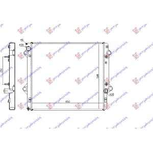 HLADNJAK MOTORA 3.0 + / -A / C A / T (65x59.8x3.6) TOYOTA LAND CRUISER PRADO 120 (J12) (2002-2011) (OEM: 16400-67230, 1640067230)