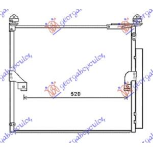 HLADNJAK KLIME 2.7cc (60 .6x5 1x 1.6) TOYOTA LAND CRUISER PRADO 150 (J15) (2009-2013) (OEM: 88460-60440, 8846060440)