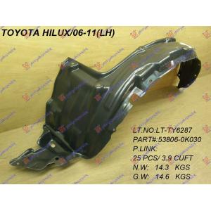 POTKRILO 4WD Leva str. TOYOTA HI-LUX 2WD/4WD (2009-2012) (OEM: 53805-0K091, 538050K091)