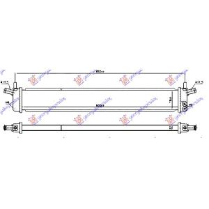 DODATNI HLADNJAK 1.8 HIBRID BENZIN TOYOTA AURIS (2012-2015) (OEM: 16400-37230, 1640037230, G901002010)