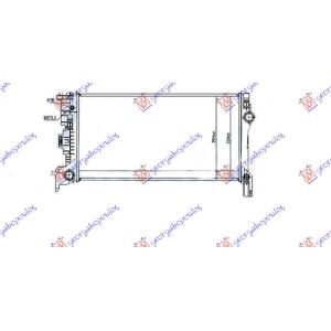 HLADNJAK MOTORA 2.0 BENZIN/HIBRID / 2.0 DIZEL (MAN/AUTO) (653x334) VOLVO S60 (2018-) (OEM: 31368231, 31368232, 31410895)