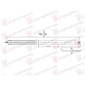 AMORTIZER GEPEK VRATA ELEKTRICNI VOLVO XC60 (2017-2022) (OEM: 31690929, 32136006, 32227614)