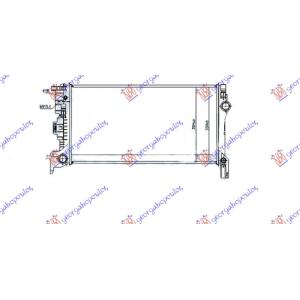 HLADNJAK MOTORA 2.0 (653x334) VOLVO S90 (2016-2021) (OEM: 31368231, 31368232, 32224829)