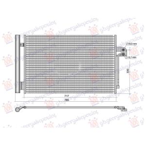 HLADNJAK KLIME 2.0 BENZIN/HIBRID VOLVO XC40 (2017-2023) (OEM: 31686020, 32339282)