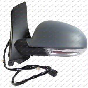 RETROVIZOR ELEKTRICNI GREJAC PM (SA MIGAVCEM) Leva str. VW GOLF PLUS (2009-2014) (OEM: 1K0857537GRU, 1K0949101, 3C0857521)