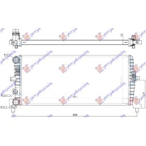 HLADNJAK MOTORA 1.0 Tsi BENZIN (590 x260 x26) VW UP (2016-2019) (OEM: 1S0121253AC)