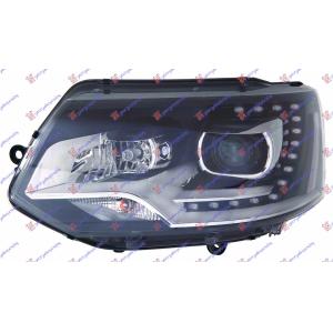 FAR XENON (D3S / H7) (LED DN. SVET) (DEPO) Leva str. VW TRANSPORTER (T5) (2010-2015) (OEM: 7E5941017)