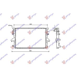 HLADNJAK MOTORA 2.0 T.D MANUAL (7 1x47) VW TRANSPORTER (T5) (2010-2015) (OEM: 7E0121253A)