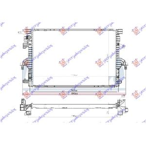 HLADNJAK MOTORA 2.0 (1 10 / 150 KW) DIZEL 7 10 x470 x26 VW TRANSPORTER (T6) (2015-2019) (OEM: 7E0121253D, 7E0121253E, 7E0121253F)