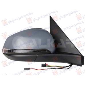 RETROVIZOR ELEKTRICNI PM (ELEKTRO-SKLOPIV) (MIGAVAC) (SVETLO) (MRTAV UGAO) (11 PIN) (KONVEKSNO STAKLO) Desna str. VW MULTIVAN (T7) (2022-) (OEM: 7T0857408E)