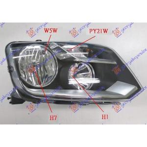 FAR ELEKTRICNI (H7/H1) 13- (VALEO) Desna str. VW P/U AMAROK (2010-2016) (OEM: 2H1941016N)