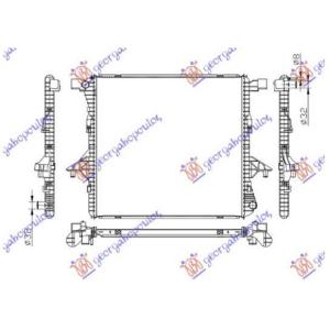 HLADNJAK MOTORA 2.0 TSI 2.0 TDI (61.7x58.4x26) (KOYO) VW P/U AMAROK (2010-2016) (OEM: 2H0121253A)