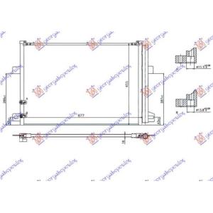 HLADNJAK KLIME ZA SVE MODELSE BENZIN/DIZEL (640x440x16) (KOYO) VW AMAROK P/U 2010-2016 (S6/S7) (OEM: 2H0820411, 2H0820411B)