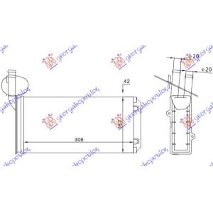 GREJAC KABINE (M) -AC (30 6x 157) VW TRANSPORTER (T4) (1997-2003) (OEM: 701819031, 701819031?)