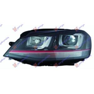 FAR Bi-XENON LED DNEV. SVET. (GTI) (TYC) Leva str. VW GOLF VII (2013-2016) (OEM: 5G1941039A)