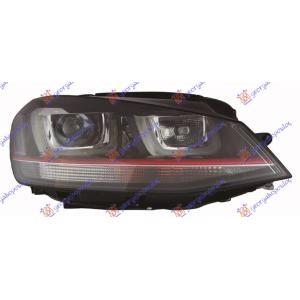 FAR GTI XENON AFS SA LED DNEVNIM SVETLOM (DEPO) Desna str. VW GOLF VII (2013-2016) (OEM: 5G1941754A)