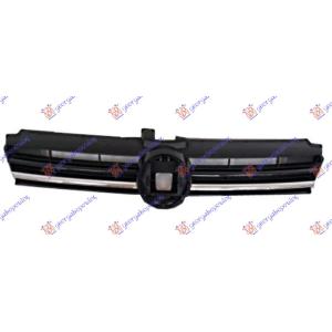 PVC MASKA CRNA SA HROM LAJSNA SENZOR BLIZ. VW GOLF VII (2016-2019) (OEM: 5G0853651CCZLL)