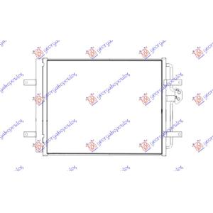 HLADNJAK KLIME (ELEK) (580x441) VW GOLF VII (2016-2019) (OEM: 5QE816411, 5QE816411J, 5QE816411L)