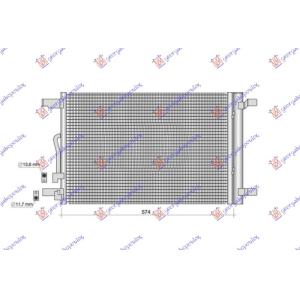 HLADNJAK KLIME 1.4/1.5/2.0 TSI BENZIN - 2.0 TDI DIZEL (576x388) (KOYO) VW ARTEON (2017-2020) (OEM: 5QM816411, 5QM816411A, 5QM816411B)