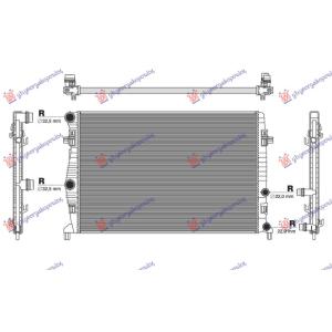 HLADNJAK MOTORA 1.0 TGI/1.0 TSI BENZIN - 1.6 TDI DIZEL (MANUELNI/AUTOMATSKI) (650x439) (NISSENS) VW T-CROSS (2019-2023) (OEM: 2Q0121253K)