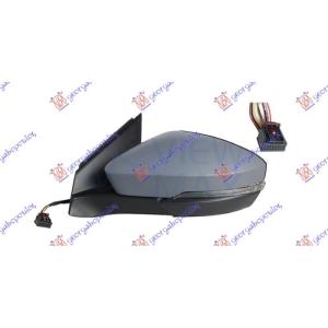 RETROVIZOR ELEKTRICNI SA GREJACEM PM (MIGAVAC) (MRTAV UGAO) (8 PIN) (ASFERICNO STAKLO) Leva str. VW T-CROSS (2019-2023) (OEM: 2GM857507AF, 2GM857507AF9B9, 2GM857507L9B9)