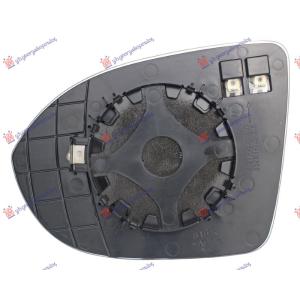 STAKLO RETROVIZORA SA GREJACEM (razmak 2.8mm PIN) Desna str. VW T-ROC (2022-) (OEM: 2GA857522G)