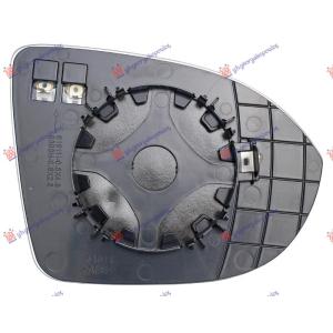 STAKLO RETROVIZORA SA GREJACEM (razmak 2.8mm PIN) Leva str. VW T-ROC (2022-) (OEM: 2GA857521G)