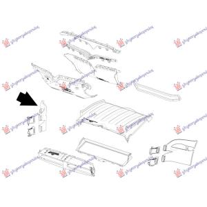 USMERIVAC VAZDUHA UNUTRASNJI PLASTICNI (ZA KOCNICU) -21 Desna str. TESLA MODEL X (2016-) (OEM: 1043931-00-E, 104393100E, 1043933-00-E)