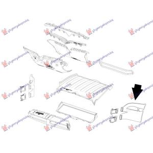 USMERIVAC VAZDUHA UNUTRASNJI PLASTICNI (ZA KOCNICU) -21 Leva str. TESLA MODEL X (2016-) (OEM: 1043927-00-E, 104392700E, 1043929-00-E)