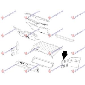 USMERIVAC VAZDUHA UNUTRASNJI PLASTICNI (PREDNJI GORNJI) (ZA KOCNICU) -21 Leva str. TESLA MODEL X (2016-) (OEM: 1056247-00-E, 105624700E)