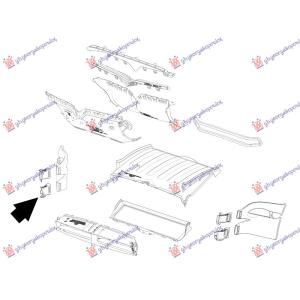 USMERIVAC VAZDUHA UNUTRASNJI PLASTICNI (PREDNJI DONJI) (ZA KOCNICU) -21 Desna str. TESLA MODEL X (2016-) (OEM: 1043981-00-D, 104398100D, 1056250-00-E)