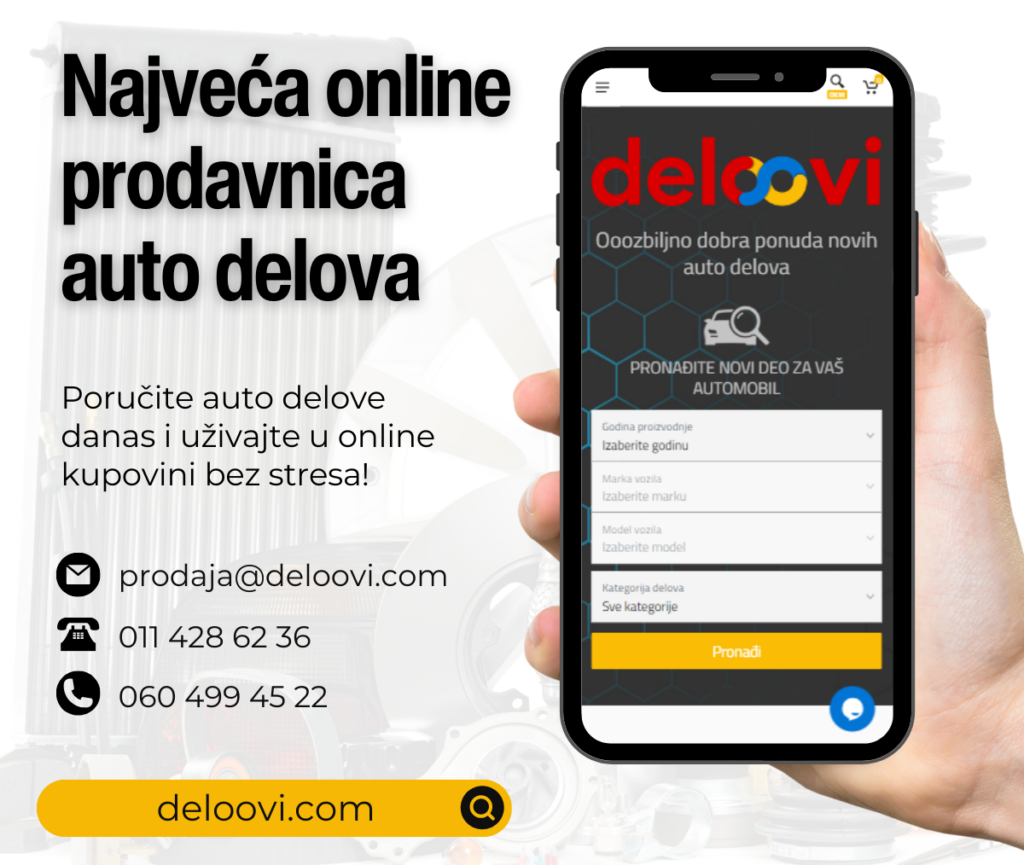 Najveća online prodavnica auto delova u Srbiji - deloovi.com.